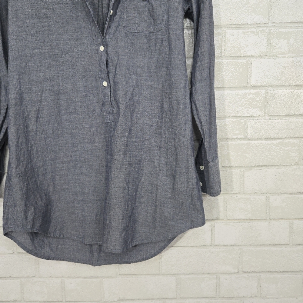 J Crew half button‎ down top - Picture 5 of 13